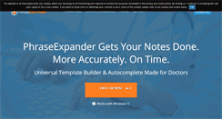 Desktop Screenshot of phraseexpander.com